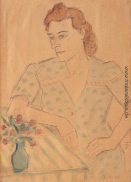 Frau im Innenraum Frau im Innenraum