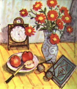 Stillleben mit roten Blumen Stillleben mit roten Blumen