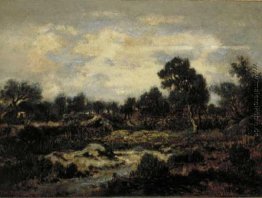 Berglandschaft in der Nähe von Fontainebleau Berglandschaft in der Nähe von Fontainebleau