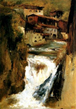 Ein Wasserfall in Thiers Ein Wasserfall in Thiers