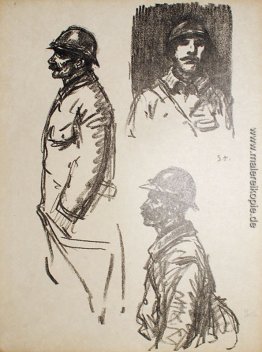 Soldats- Trois Croquis Soldats- Trois Croquis