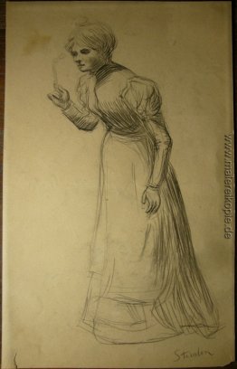 Frau hält lorgnon Frau hält lorgnon