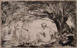 Deux Baigneuses Deux Baigneuses