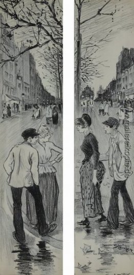 Belleville-Ménilmontant Original drawin Belleville-Ménilmontant Original drawin