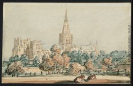 Chichester-Kathedrale aus dem Südwesten Chichester-Kathedrale aus dem Südwesten