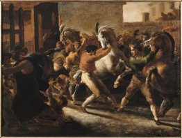 Studieren Sie für das Rennen der barbarischen Pferde Studieren Sie für das Rennen der barbarischen Pferde
