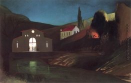 Electric Station in Jajce at Night Electric Station in Jajce at Night