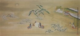 Illustration des Genji Monogatari (Asagao, The Blue Bell) Illustration des Genji Monogatari (Asagao, The Blue Bell)