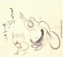 Hotei und Kind Hotei und Kind