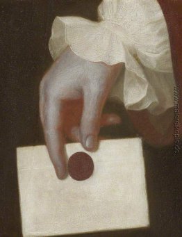 Eine Hand hält einen Brief Eine Hand hält einen Brief