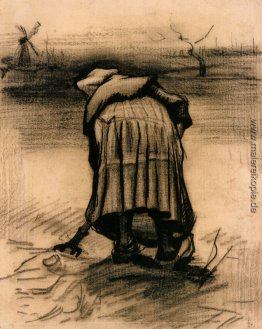 Peasant Woman Lifting Potatoes Peasant Woman Lifting Potatoes