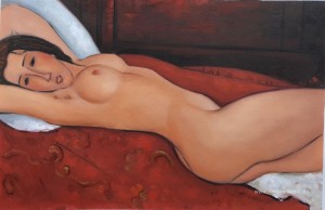 Liegender weiblicher Akt