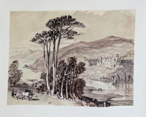 Das Schloss an der Donau