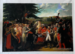 Napoleon erhält die Schlüssel von Wien