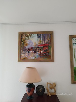 Blumen-Verkäufer in La Madeleine