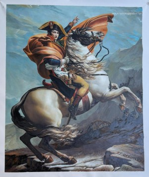 Napoleon, der die Alpen am St. Bernhard-Pass, 20. Mai 1800