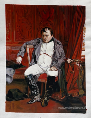 Napoléon Bonaparte abdankte in Fontainebleau