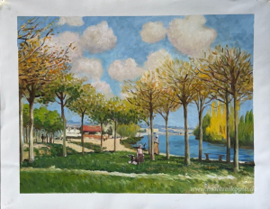 Die Seine bei Bougival