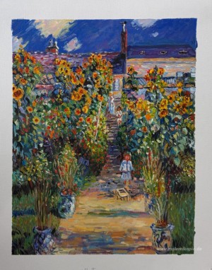 Der Garten des Künstlers bei Vétheuil
