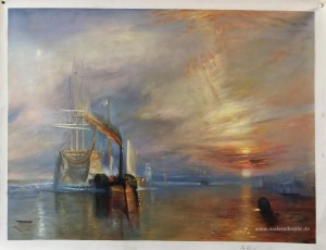 Die letzte Fahrt der Temeraire zerrte ihren letzten Liegeplatz a