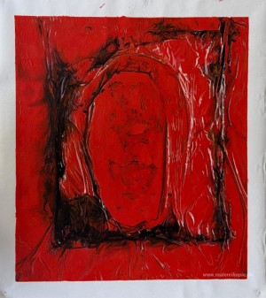 Red Kunststoff