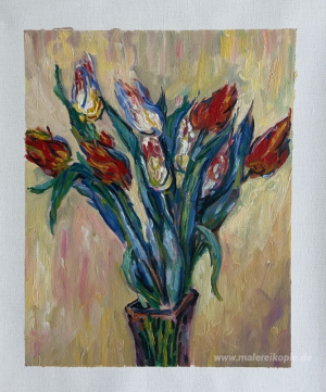 Vase mit Tulpen