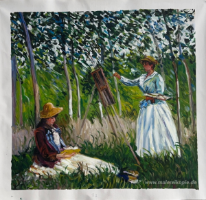 In den Wäldern bei Giverny Blanche Hoschede