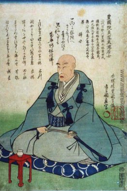 Porträt von Utagawa Kunisada Porträt von Utagawa Kunisada