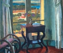 Interieur mit einer Tabelle Interieur mit einer Tabelle