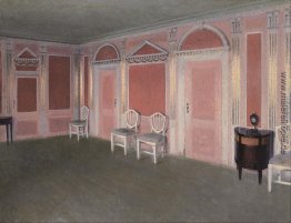 Interior im Louis-Seize-Stil. Von zu Hause des Künstlers. Rahbek Interior im Louis-Seize-Stil. Von zu Hause des Künstlers. Rahbek