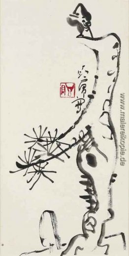 Ein Vogel auf dem Pine Ein Vogel auf dem Pine