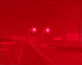 Untitled (Red Brilliant Digital-Breakup Lights), von der Green Z Untitled (Red Brilliant Digital-Breakup Lights), von der Green Z