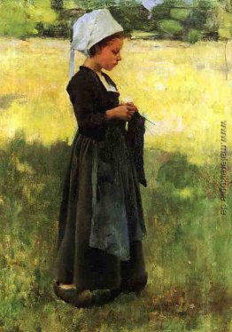 Breton Mädchen Breton Mädchen