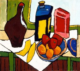 Stillleben - Obst, Flaschen Stillleben - Obst, Flaschen