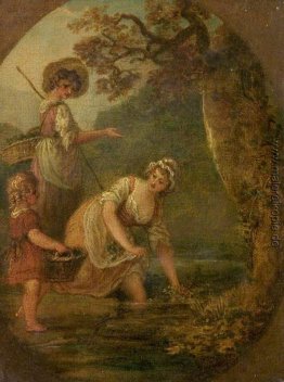 Die Brunnenkresse und Sammler Die Brunnenkresse und Sammler