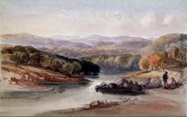 Eine Flusslandschaft, möglicherweise in der Umgebung von Lago Ma Eine Flusslandschaft, möglicherweise in der Umgebung von Lago Ma