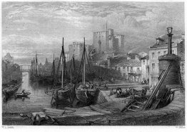 Castle Rushen, Castleton, Isle of Man, Stich von William Miller Castle Rushen, Castleton, Isle of Man, Stich von William Miller