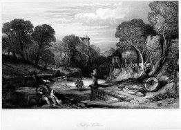 Tulleveolan, Stich von William Miller nach Leitch, aus acht Stic Tulleveolan, Stich von William Miller nach Leitch, aus acht Stic