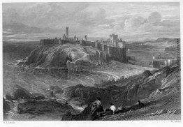 Peel Castle, Isle of Man, Stich von William Miller nach Leitch Peel Castle, Isle of Man, Stich von William Miller nach Leitch