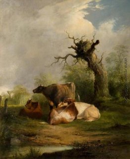 Landschaft mit Vieh Landschaft mit Vieh