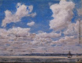 Seelandschaft mit großen Sky Seelandschaft mit großen Sky