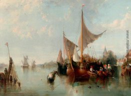 Fischerboote in Brügge, Belgien Fischerboote in Brügge, Belgien