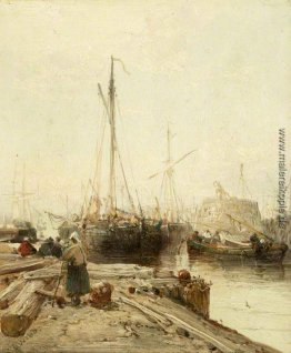 Ein Quay mit Versand Ein Quay mit Versand