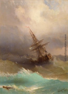 Schiff in der stürmischen See Schiff in der stürmischen See