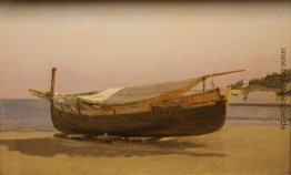 Boot an Land gezogen Boot an Land gezogen
