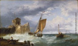 Angeln auf einem Squally Day Angeln auf einem Squally Day