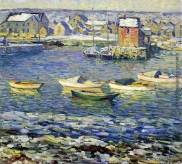 Rockport, Boote in einem Hafen Rockport, Boote in einem Hafen