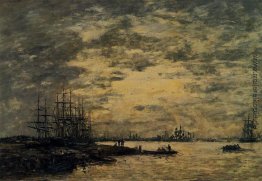 Bordeaux, Boote auf dem Garonne Bordeaux, Boote auf dem Garonne