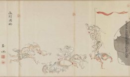 Nachtmarsch von ein hundert Dämonen (Detail) Nachtmarsch von ein hundert Dämonen (Detail)