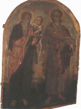Ikone der Apostel Petrus und Matthäus Ikone der Apostel Petrus und Matthäus